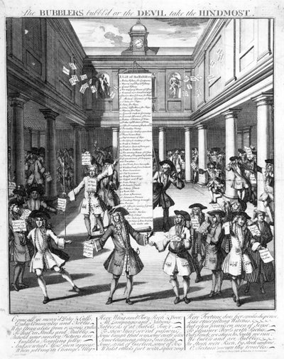 Los burbujeadores burbujeados, 1720 de James Cole
